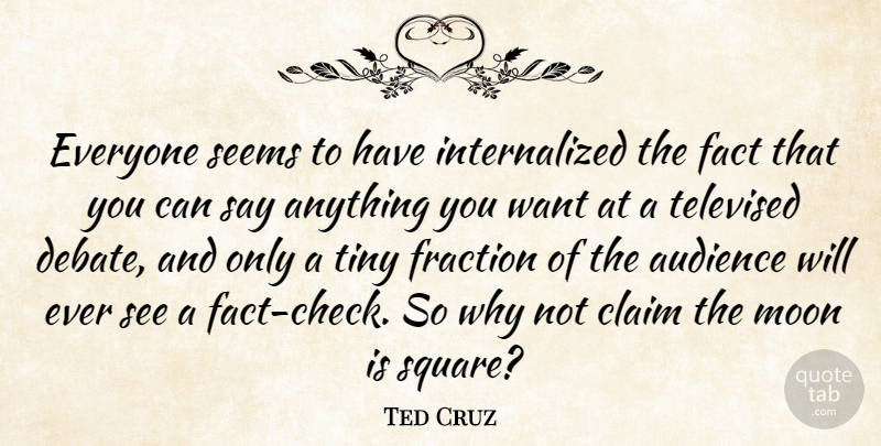 Ted Cruz Quote About Moon, Squares, Say Anything: Everyone Seems To Have Internalized...