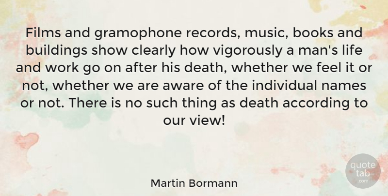 Martin Bormann Quote About Book, Men, Views: Films And Gramophone Records Music...