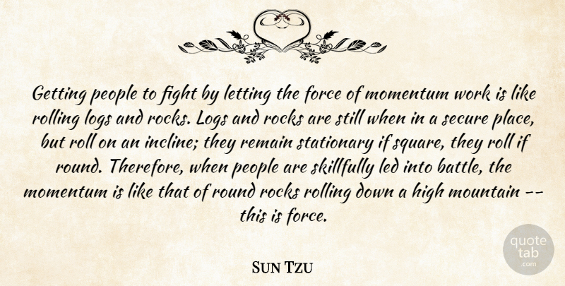 Sun Tzu Quote About Fighting, Squares, Rocks: Getting People To Fight By...