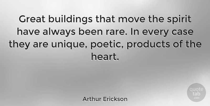 Arthur Erickson Quote About Badass, Moving, Heart: Great Buildings That Move The...