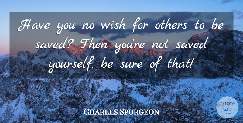 Charles Spurgeon Quote About Christian, Wish, Evangelism: Have You No Wish For...