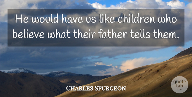 Charles Spurgeon Quote About God, Christian, Religious: He Would Have Us Like...