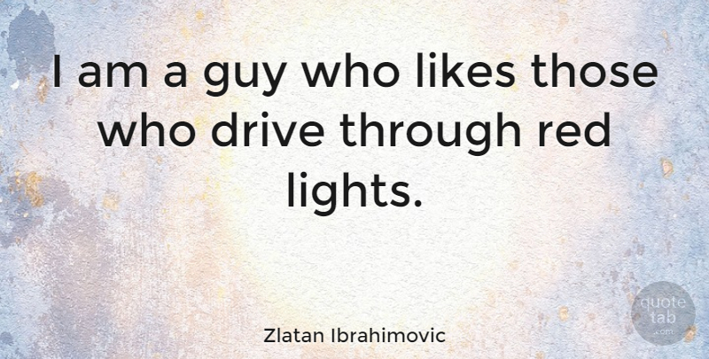 Zlatan Ibrahimovic Quote About Guy, Likes: I Am A Guy Who...