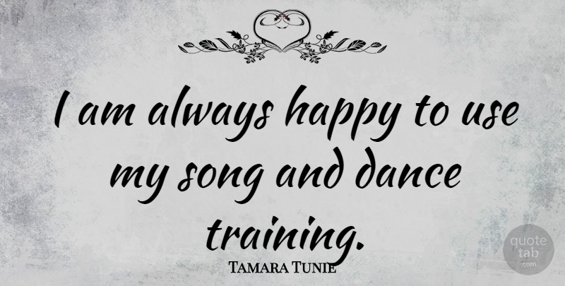 Tamara Tunie Quote About Song: I Am Always Happy To...