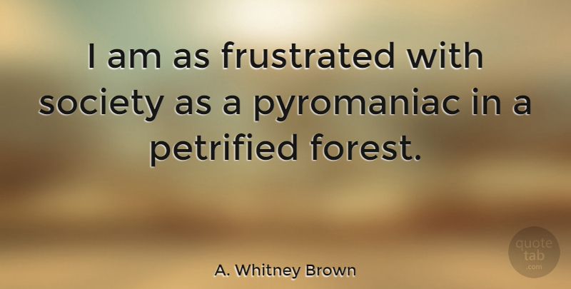 A. Whitney Brown Quote About Anger, Frustration, Confusion: I Am As Frustrated With...