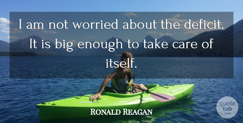 Ronald Reagan Quote About Funny, Money, Stupid: I Am Not Worried About...