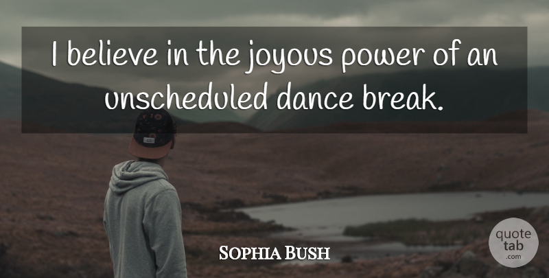 Sophia Bush Quote About Believe, Break, Joyous: I Believe In The Joyous...