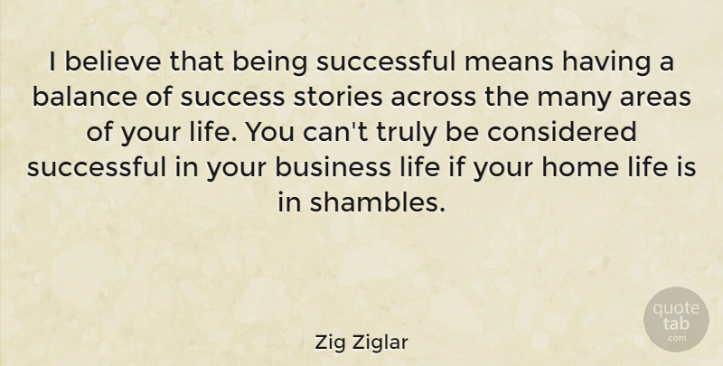 Zig Ziglar Quote About Motivational, Success, Business: I Believe That Being Successful...