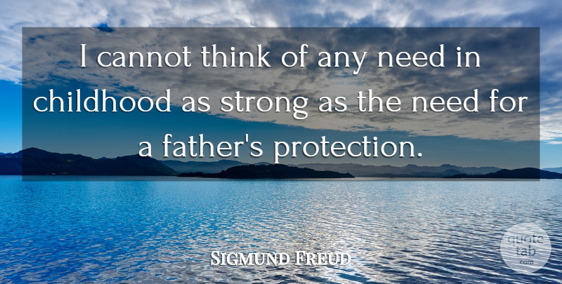 Sigmund Freud Quote About Daughter, Fathers Day, Strong: I Cannot Think Of Any...