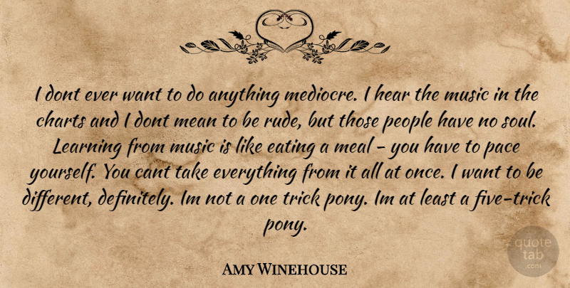 Amy Winehouse Quote About Mean, People, Rude: I Dont Ever Want To...