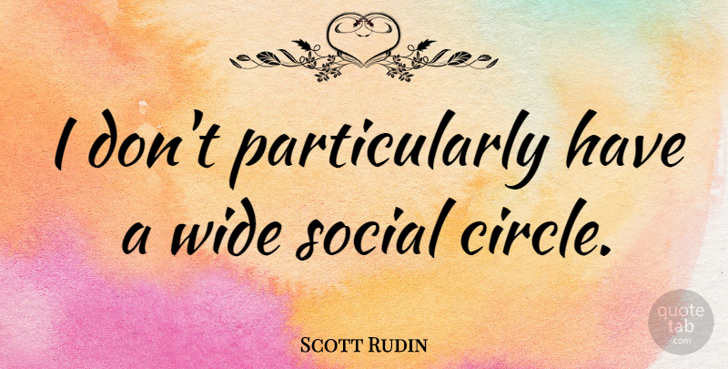 Scott Rudin Quote About undefined: I Dont Particularly Have A...