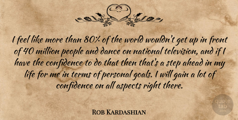Rob Kardashian Quote About Goal, People, Television: I Feel Like More Than...