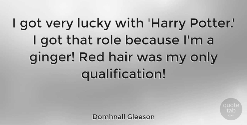 Domhnall Gleeson Quote About Role: I Got Very Lucky With...