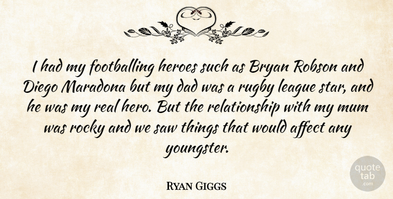 Ryan Giggs Quote About Stars, Dad, Real: I Had My Footballing Heroes...