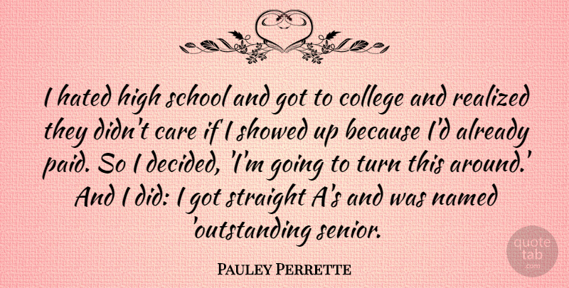 Pauley Perrette Quote About Senior, School, College: I Hated High School And...