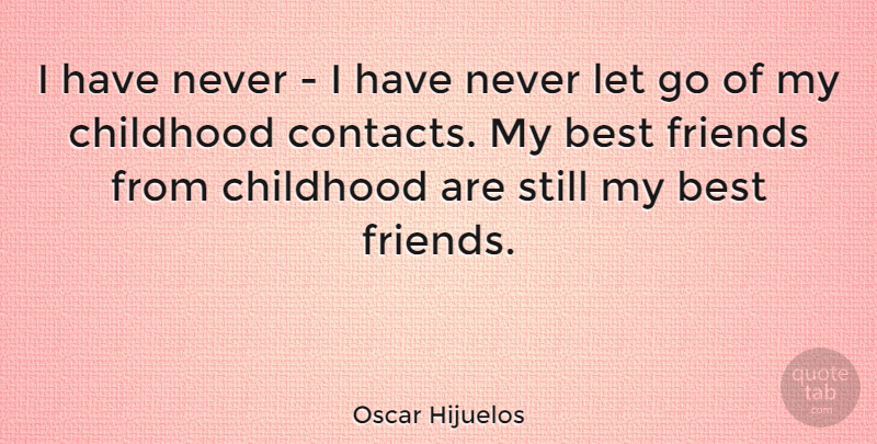 Oscar Hijuelos Quote About Best: I Have Never I Have...