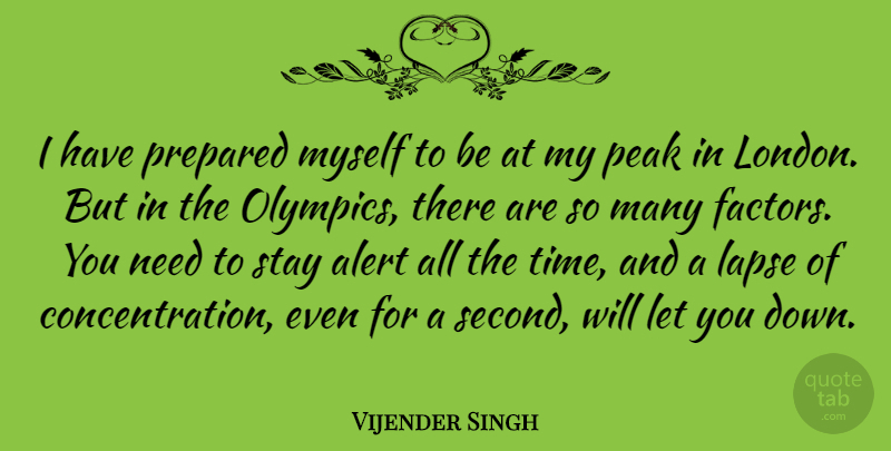 Vijender Singh Quote About Lapses, Olympics, London: I Have Prepared Myself To...