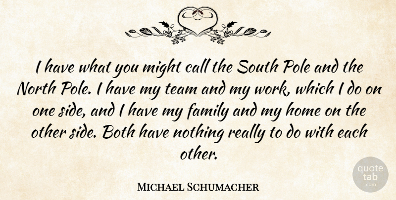 Michael Schumacher Quote About Team, Home, Might: I Have What You Might...
