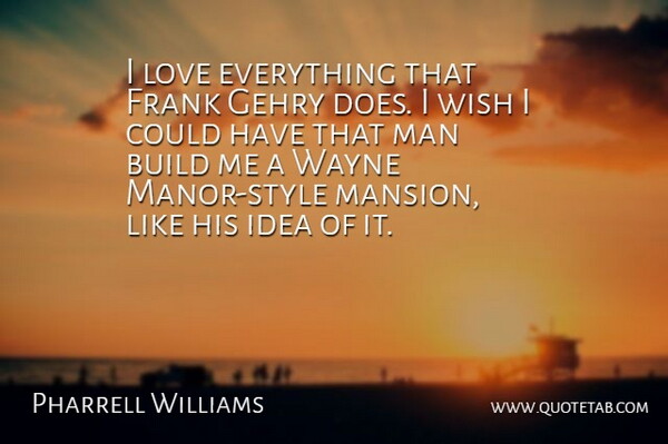 Pharrell Williams Quote About Men, Ideas, Style: I Love Everything That Frank...