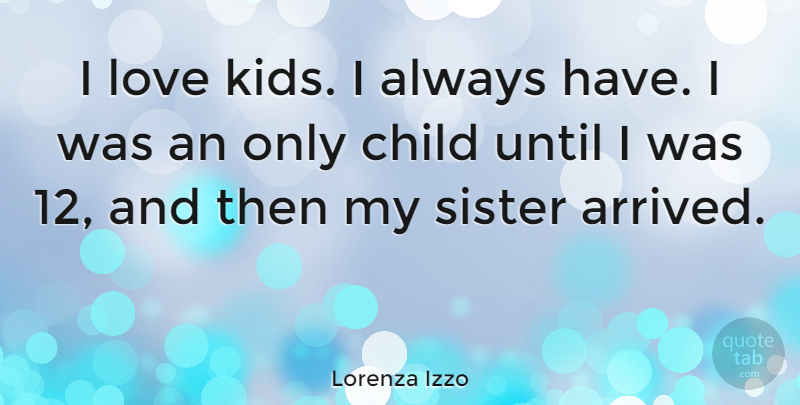 Lorenza Izzo Quote About Love, Until: I Love Kids I Always...