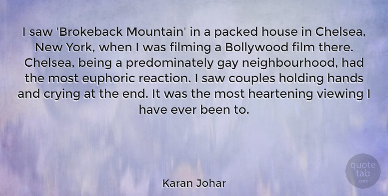 Karan Johar Quote About New York, Couple, Gay: I Saw Brokeback Mountain In...
