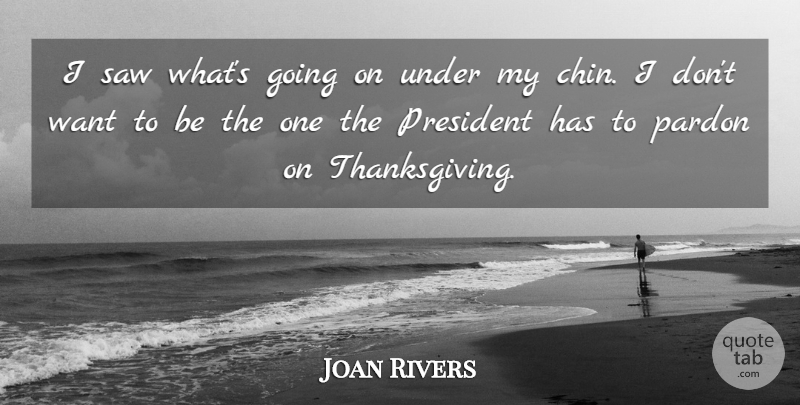 Joan Rivers Quote About President, Age, Want: I Saw Whats Going On...