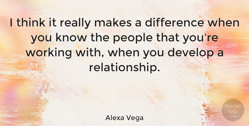 Alexa Vega Quote About Thinking, Differences, People: I Think It Really Makes...