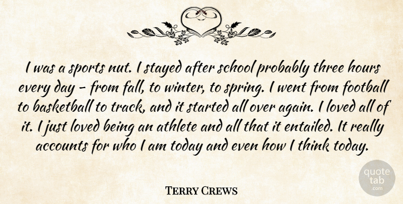 Terry Crews Quote About Basketball, Sports, Football: I Was A Sports Nut...