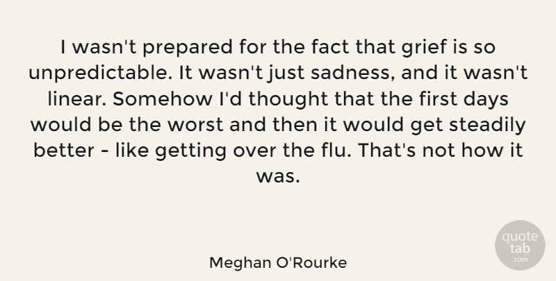 Meghan O'Rourke Quote About Grief, Sadness, Flu: I Wasnt Prepared For The...