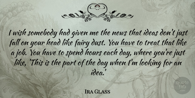 Ira Glass Quote About Jobs, Fall, Dust: I Wish Somebody Had Given...