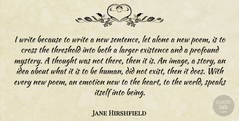 Jane Hirshfield Quote About Heart, Writing, Ideas: I Write Because To Write...