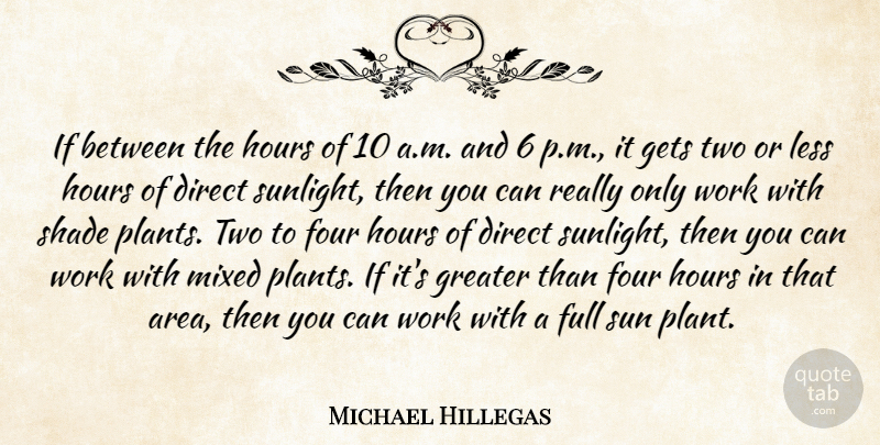 Michael Hillegas Quote About Direct, Four, Full, Gets, Greater: If Between The Hours Of...