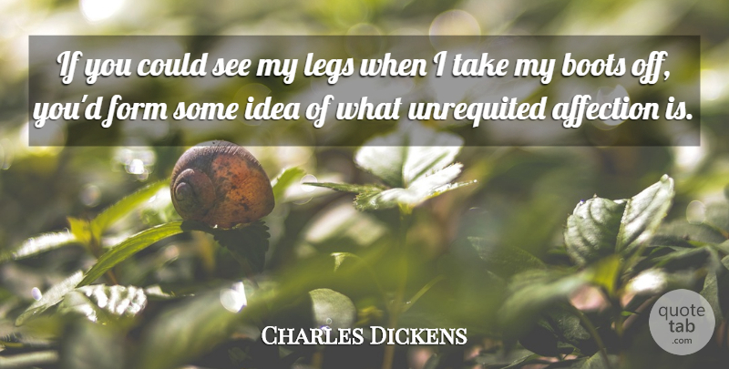 Charles Dickens Quote About Funny, Humorous, Ideas: If You Could See My...
