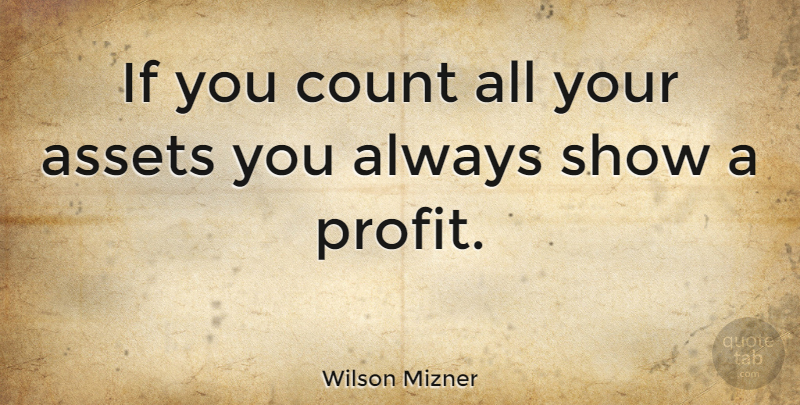 Wilson Mizner Quote About Motivational, Thanksgiving, Thankful: If You Count All Your...
