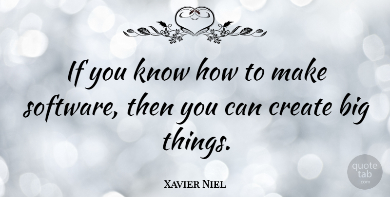Xavier Niel Quote About undefined: If You Know How To...