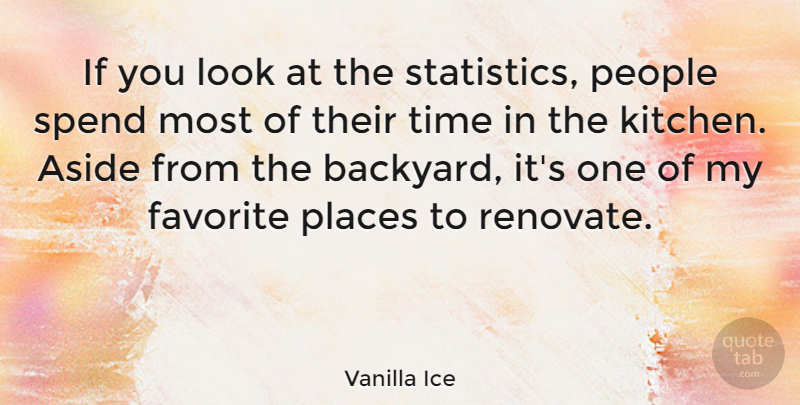Vanilla Ice Quote About People, Kitchen, Favorite Places: If You Look At The...