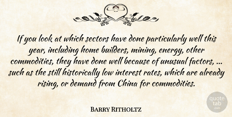 Barry Ritholtz Quote About China, Demand, Energy, Home, Including: If You Look At Which...