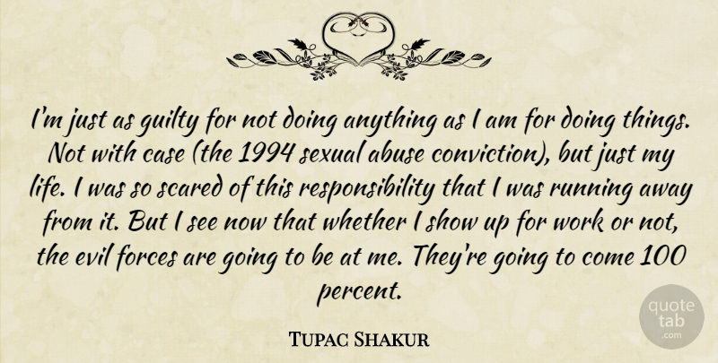 Tupac Shakur Quote About Running, Responsibility, Rapper: Im Just As Guilty For...