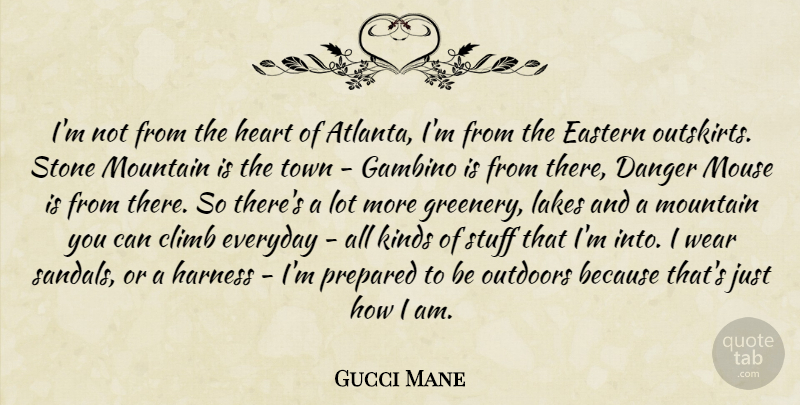 Gucci Mane Quote About Heart, Atlanta, Lakes: Im Not From The Heart...