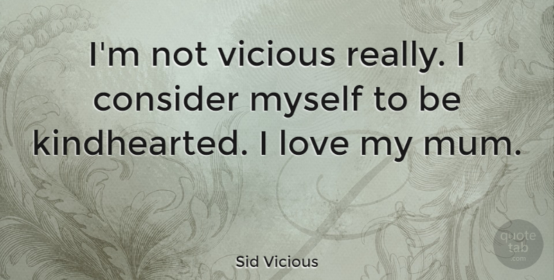 Sid Vicious Quote About Music, Vicious Circles, Vicious: Im Not Vicious Really I...