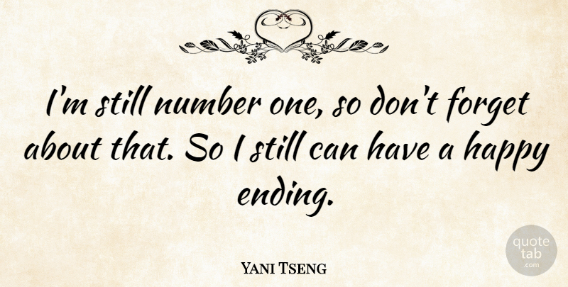Yani Tseng Quote About Number: Im Still Number One So...