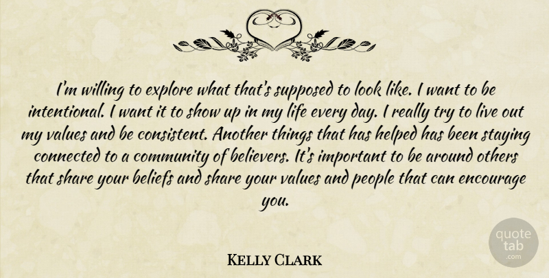 Kelly Clark Quote About People, Community, Important: Im Willing To Explore What...