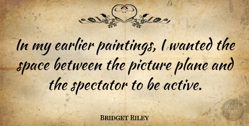Bridget Riley Quote About Opening Up, Space, Littles: In My Earlier Paintings I...