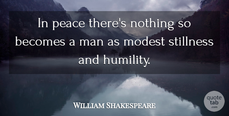 William Shakespeare Quote About Memorial Day, Peace, War: In Peace Theres Nothing So...