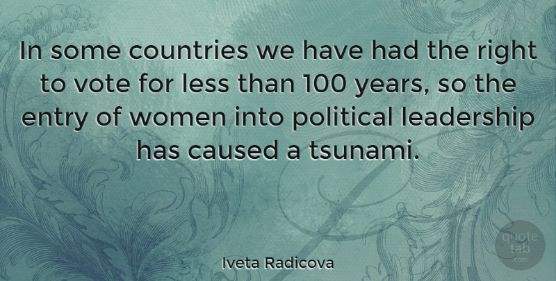Iveta Radicova Quote About Country, Years, Political: In Some Countries We Have...
