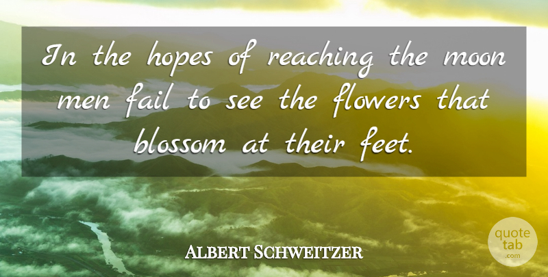 Albert Schweitzer Quote About Inspirational, Success, Appreciation: In The Hopes Of Reaching...