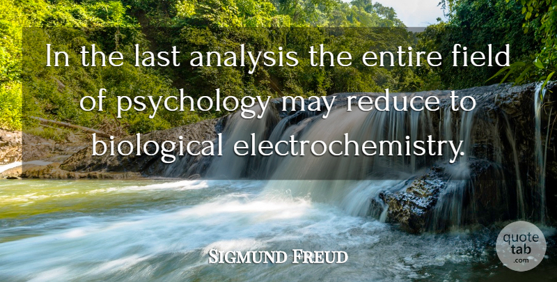 Sigmund Freud Quote About Science, Psychology, May: In The Last Analysis The...