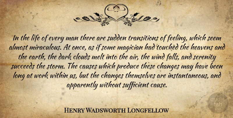 Henry Wadsworth Longfellow Quote About Life, Fall, Dark: In The Life Of Every...