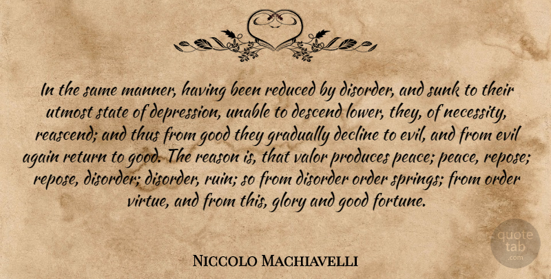 Niccolo Machiavelli Quote About Art, War, Spring: In The Same Manner Having...