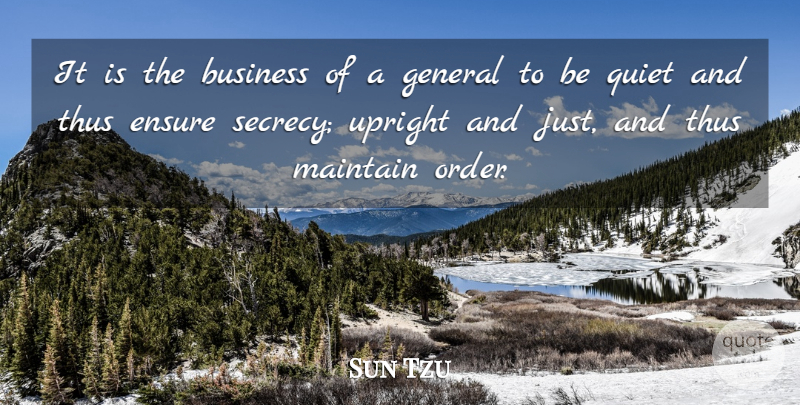 Sun Tzu Quote About Art, War, Order: It Is The Business Of...